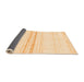 Sideview of Solid Orange Modern Rug, abs1396org