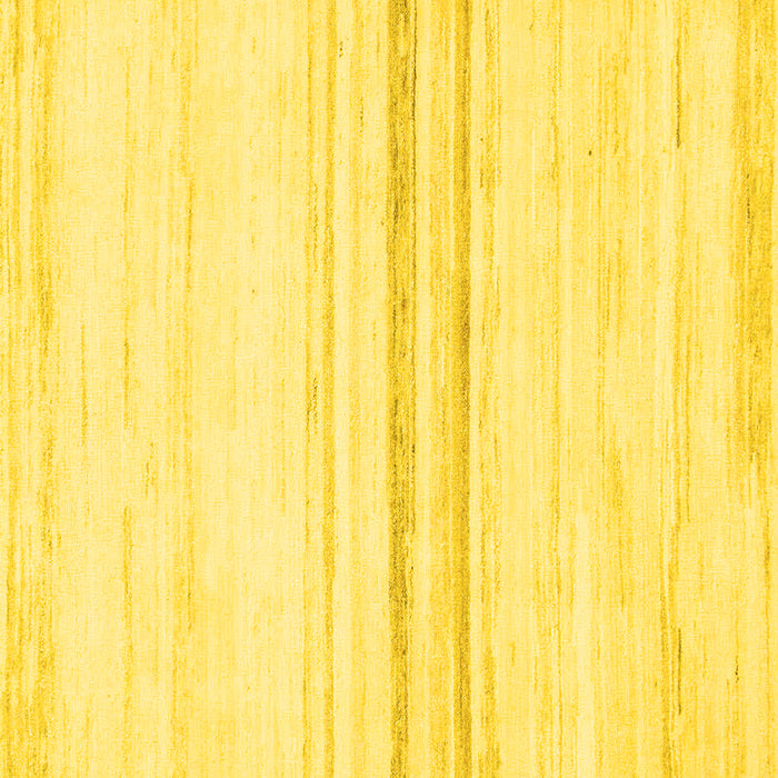 Square Solid Yellow Modern Rug, abs1396yw