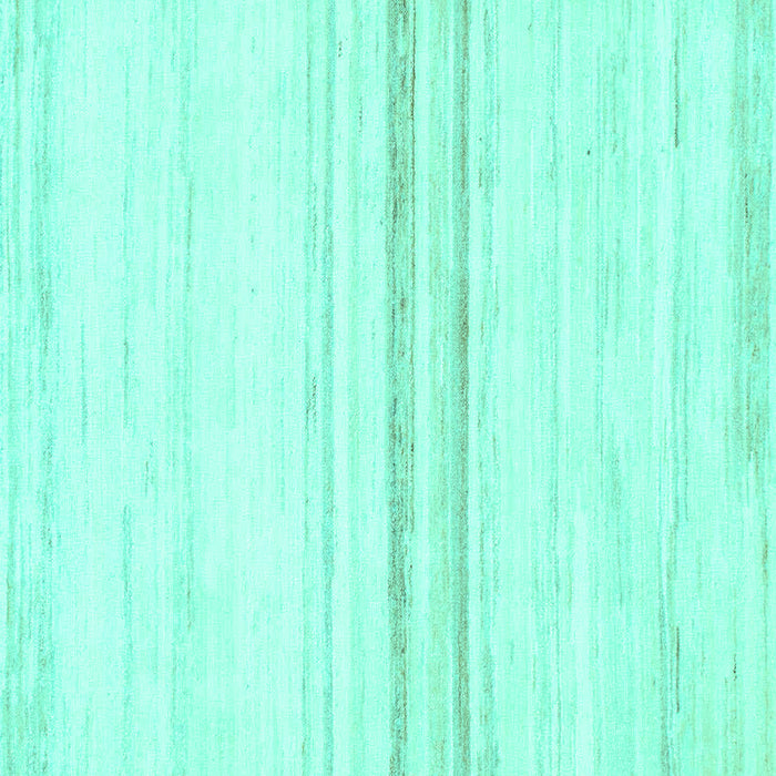 Square Machine Washable Solid Turquoise Modern Area Rugs, wshabs1396turq