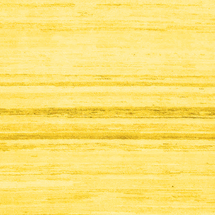 Machine Washable Solid Yellow Modern Rug, wshabs1396yw