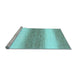 Sideview of Machine Washable Abstract Light Blue Modern Rug, wshabs1397lblu