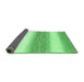 Sideview of Abstract Emerald Green Modern Rug, abs1397emgrn