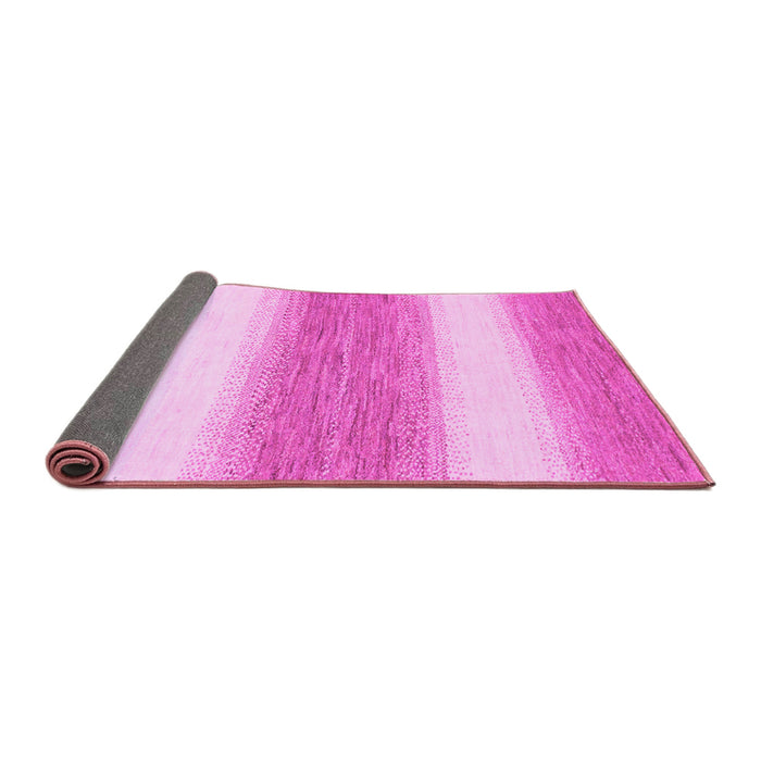 Sideview of Abstract Pink Modern Rug, abs1397pnk