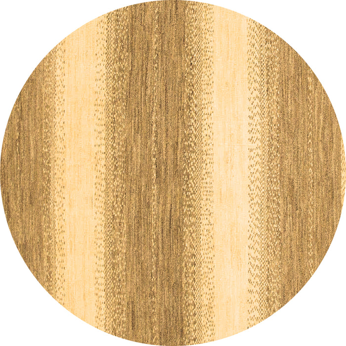 Round Abstract Brown Modern Rug, abs1397brn