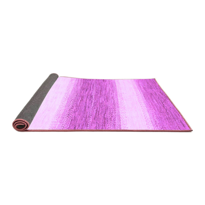 Sideview of Abstract Purple Modern Rug, abs1397pur