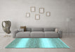 Machine Washable Abstract Light Blue Modern Rug in a Living Room, wshabs1397lblu