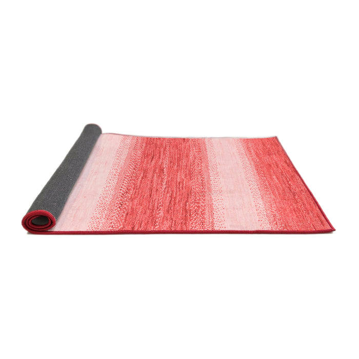 Abstract Red Modern Area Rugs