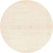 Round Machine Washable Abstract Bisque Beige Rug, wshabs1398