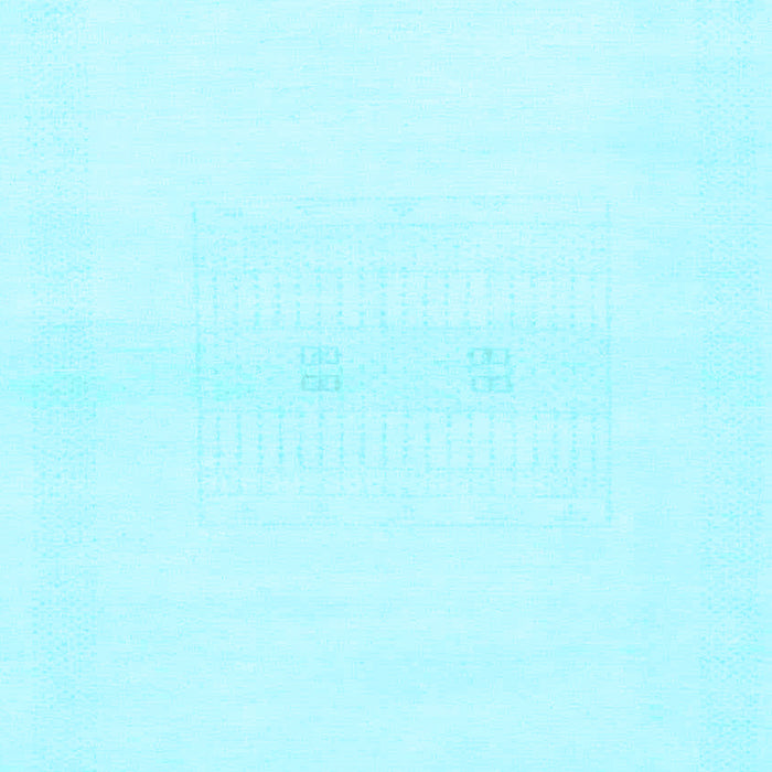 Machine Washable Solid Light Blue Modern Rug, wshabs1398lblu