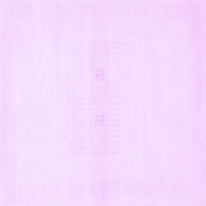 Square Machine Washable Solid Purple Modern Area Rugs, wshabs1398pur