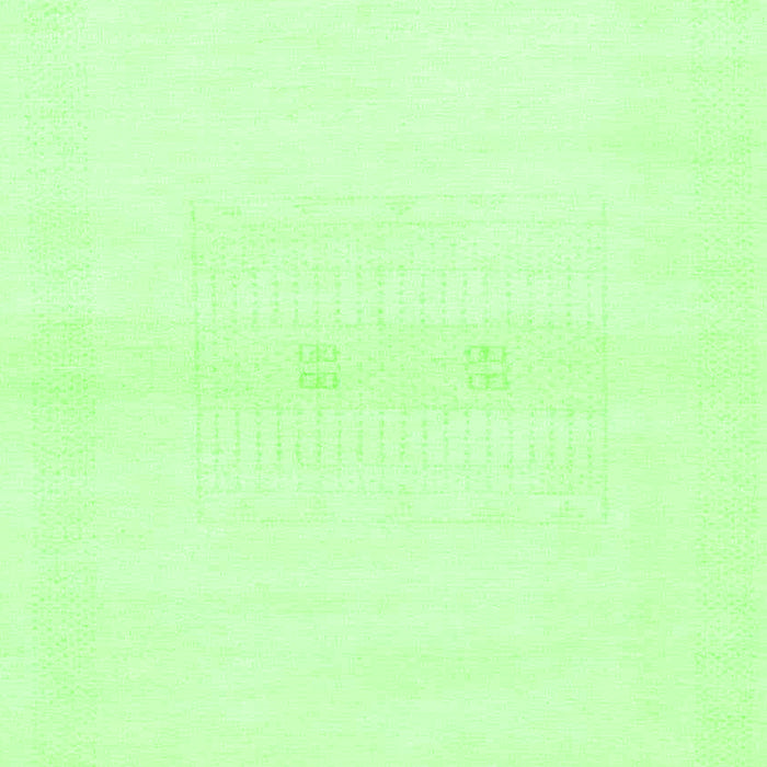 Machine Washable Solid Green Modern Area Rugs, wshabs1398grn