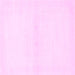 Square Solid Pink Modern Rug, abs1398pnk