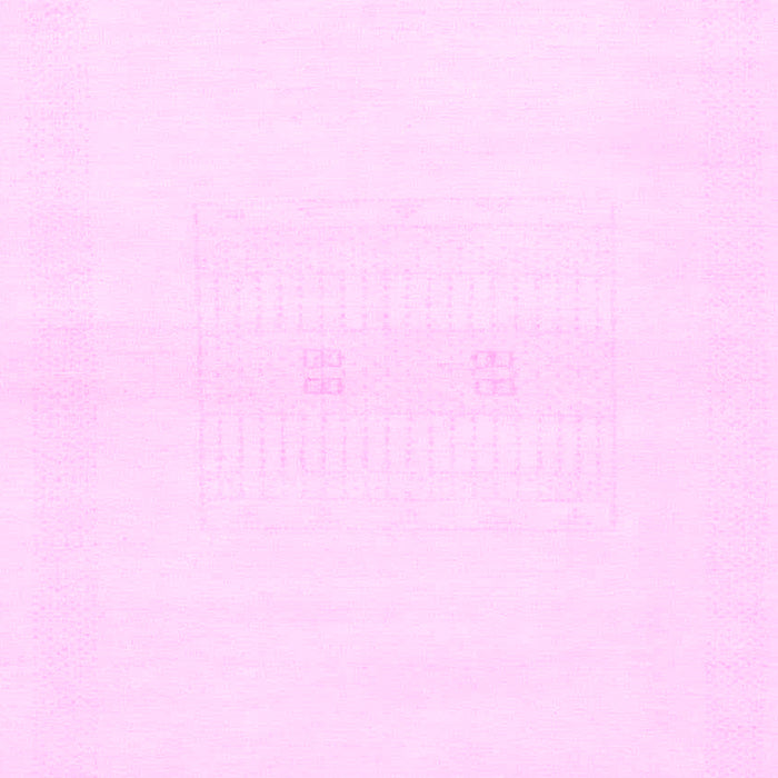 Machine Washable Solid Pink Modern Rug, wshabs1398pnk