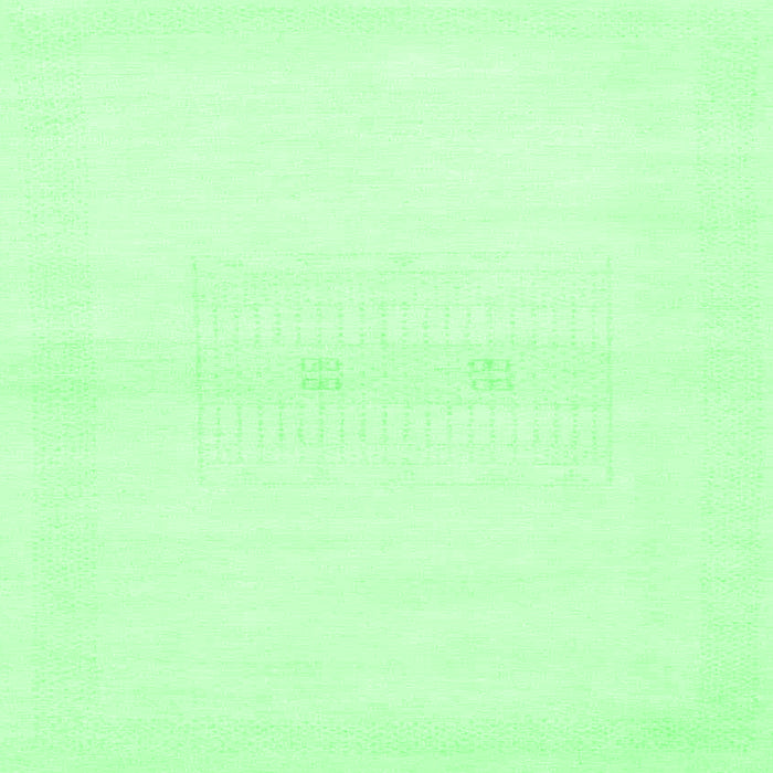 Square Solid Emerald Green Modern Rug, abs1398emgrn