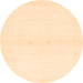 Round Solid Orange Modern Rug, abs1398org