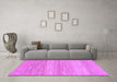 Machine Washable Abstract Purple Modern Area Rugs in a Living Room, wshabs1399pur