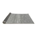 Sideview of Abstract Gray Modern Rug, abs1399gry