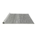 Sideview of Machine Washable Abstract Gray Modern Rug, wshabs1399gry