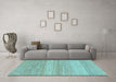 Machine Washable Abstract Light Blue Modern Rug in a Living Room, wshabs1399lblu