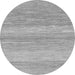 Round Machine Washable Abstract Gray Modern Rug, wshabs1399gry