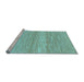 Sideview of Machine Washable Abstract Light Blue Modern Rug, wshabs1399lblu