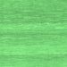 Square Machine Washable Abstract Emerald Green Modern Area Rugs, wshabs1399emgrn