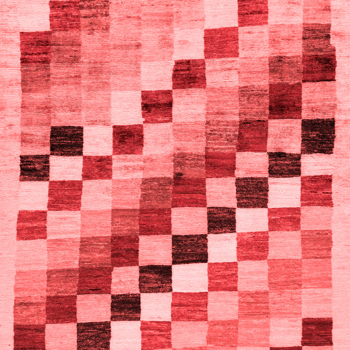 Checkered Red Modern Area Rugs