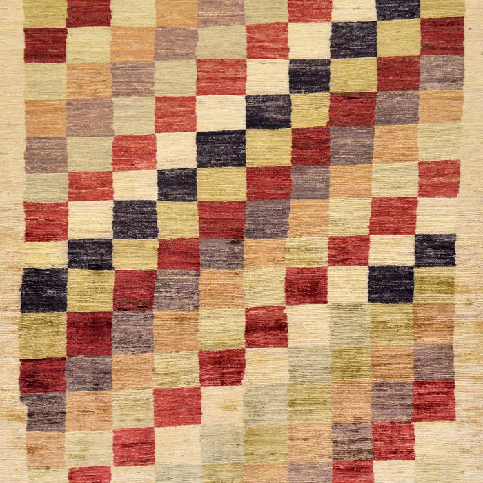 Machine Washable Abstract Chrome Gold Yellow Rug, wshabs139