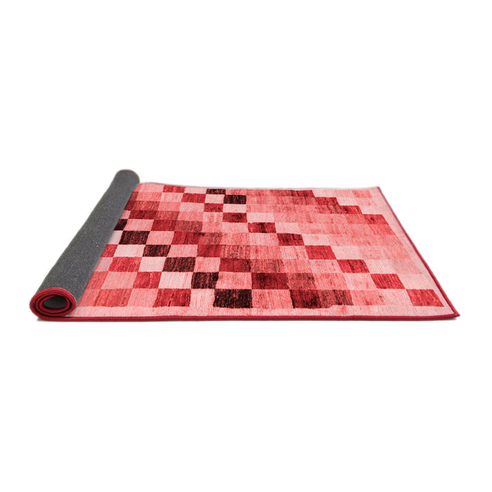 Checkered Red Modern Area Rugs