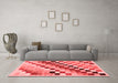 Modern Red Washable Rugs