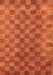 Machine Washable Oriental Orange Modern Area Rugs, wshabs13org