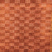 Square Oriental Orange Modern Rug, abs13org