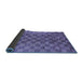 Sideview of Oriental Blue Modern Rug, abs13blu