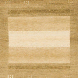 Square Abstract Yellow Modern Rug, abs1400