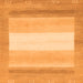 Square Machine Washable Abstract Orange Modern Area Rugs, wshabs1400org