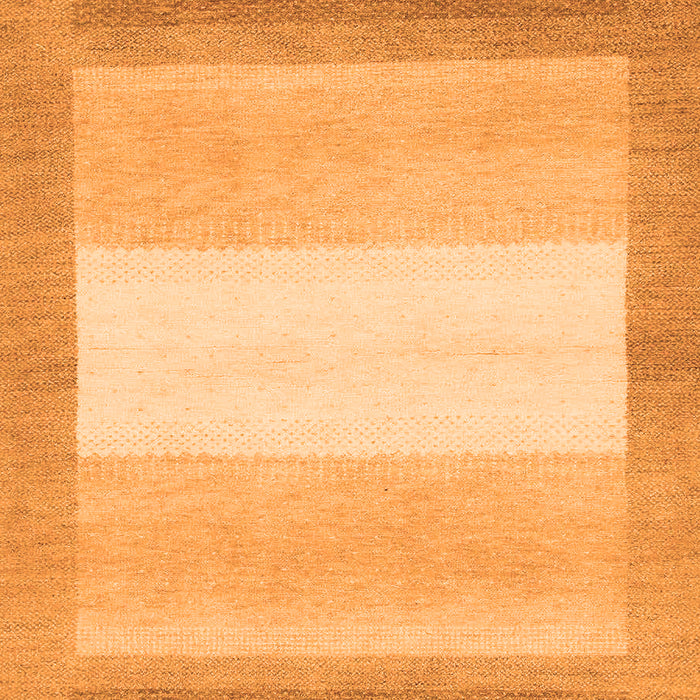Machine Washable Abstract Orange Modern Area Rugs, wshabs1400org