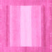 Square Abstract Pink Modern Rug, abs1400pnk