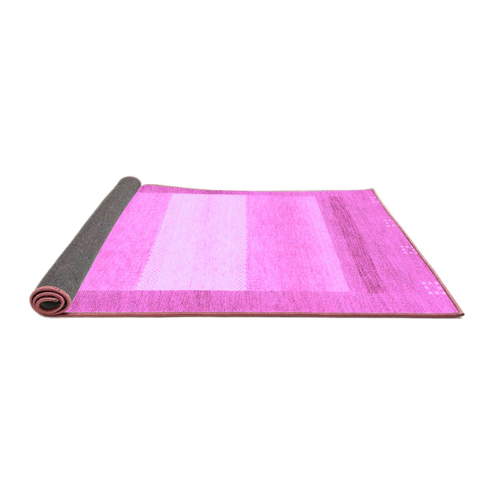 Sideview of Abstract Purple Modern Rug, abs1400pur