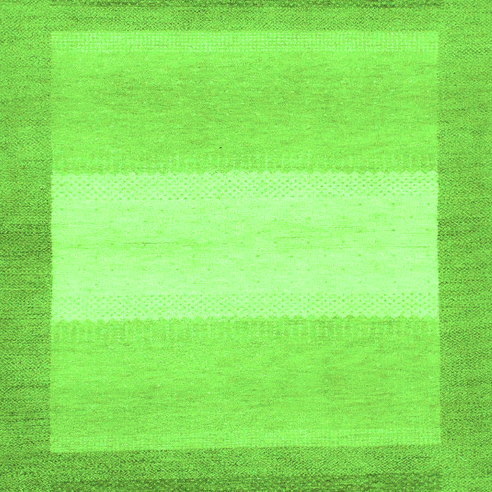 Machine Washable Abstract Green Modern Area Rugs, wshabs1400grn