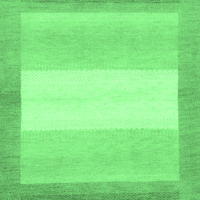 Machine Washable Abstract Emerald Green Modern Area Rugs, wshabs1400emgrn