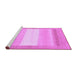 Sideview of Machine Washable Abstract Purple Modern Area Rugs, wshabs1400pur