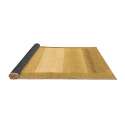 Sideview of Abstract Brown Modern Rug, abs1400brn