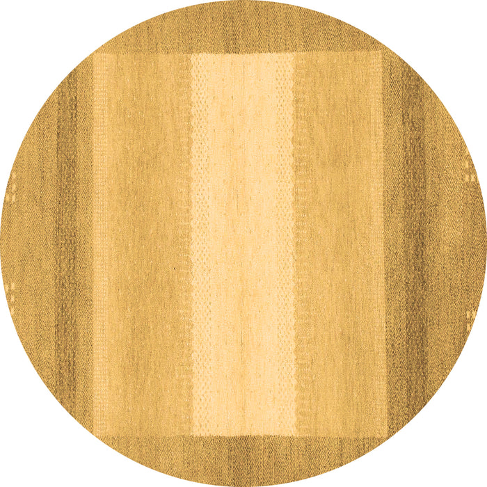 Round Machine Washable Abstract Brown Modern Rug, wshabs1400brn