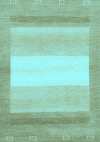 Abstract Light Blue Modern Rug, abs1400lblu