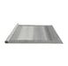 Sideview of Machine Washable Abstract Gray Modern Rug, wshabs1400gry