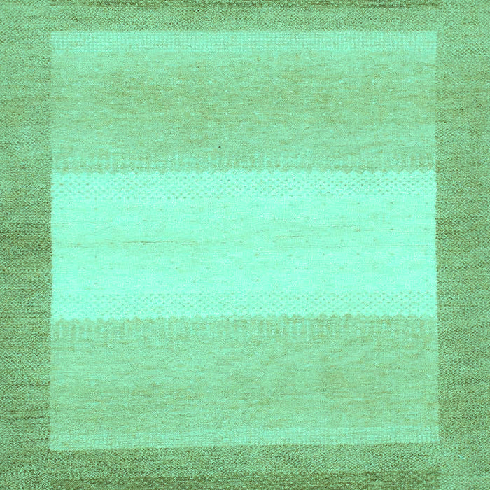Machine Washable Abstract Turquoise Modern Area Rugs, wshabs1400turq