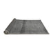 Sideview of Abstract Gray Modern Rug, abs1401gry