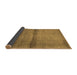 Sideview of Abstract Brown Modern Rug, abs1401brn