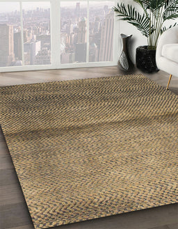 Machine Washable Abstract Red Brown Rug in a Family Room, wshabs1401