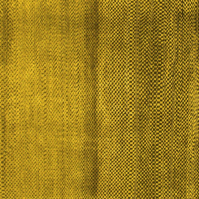 Square Machine Washable Abstract Yellow Modern Rug, wshabs1401yw